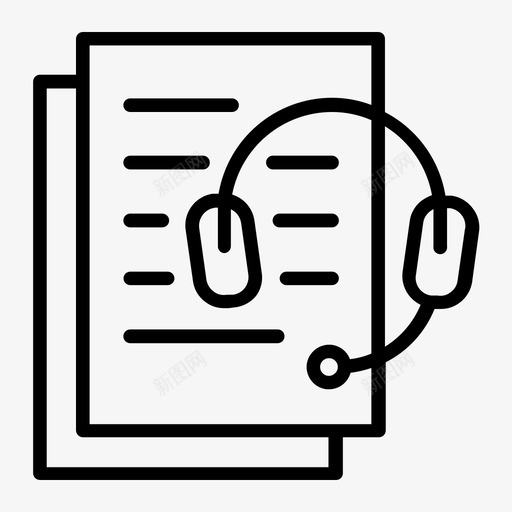 音频课程在线学习svg_新图网 https://ixintu.com 音频 课程 在线学习