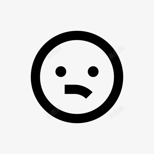 失望失望表情符号行表情符号64pxsvg_新图网 https://ixintu.com 失望 表情 符号