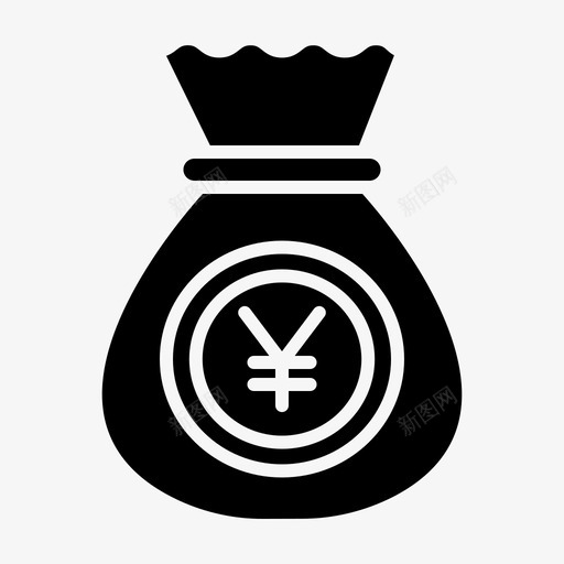 钱袋银行资金svg_新图网 https://ixintu.com 钱袋 银行 资金 储蓄 日元