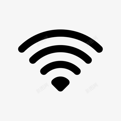 wifi连接频率svg_新图网 https://ixintu.com 连接 频率 信号