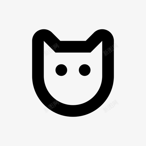 猫猫表情猫脸svg_新图网 https://ixintu.com 猫猫 表情 猫脸 猫头 猫皮 皮克斯 动物