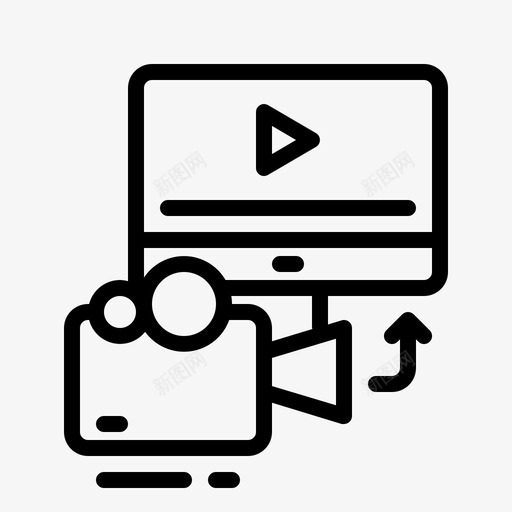 视频设计相机数码svg_新图网 https://ixintu.com 设计 视频 相机 数码 媒体 设计工 工具 第卷