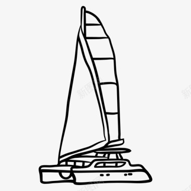 帆船船船图标图标