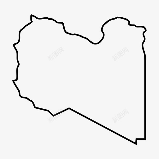 利比亚马格里布地图svg_新图网 https://ixintu.com 利比亚 马格里布 地图 北非 黎波里