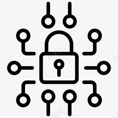 网络保护锁数据科学第一卷图标