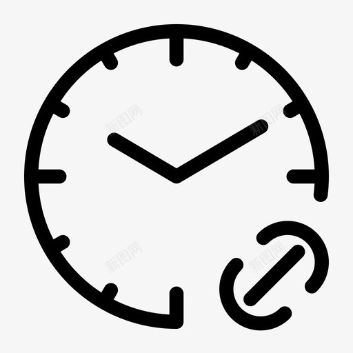 手表链接闹钟链条svg_新图网 https://ixintu.com 手表 链接 闹钟 链条 时钟 时间 日历
