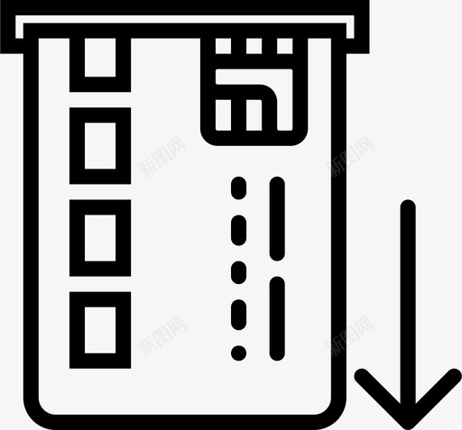 取卡取款机出口svg_新图网 https://ixintu.com 取卡 取款机 出口 刷卡 营业