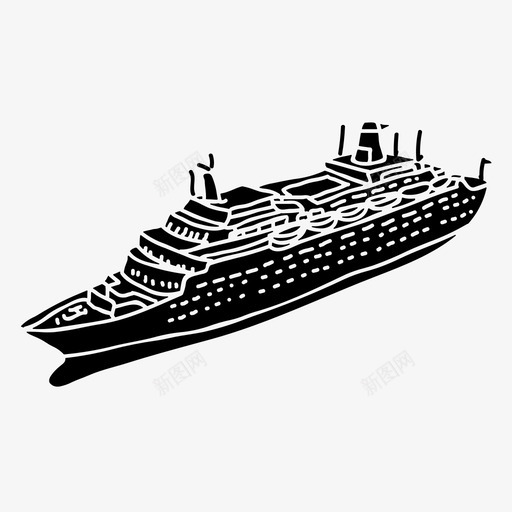客轮svg_新图网 https://ixintu.com 客轮