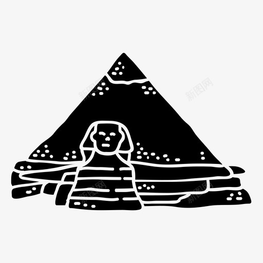 吉萨大金字塔埃及世界奇迹svg_新图网 https://ixintu.com 吉萨 金字塔 埃及 世界 奇迹