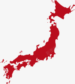 日本地图小素材