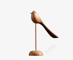 北欧装饰鸟木质鸟素材