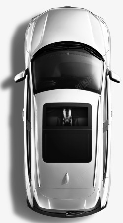 汽车竞品对比银色汽车俯视车品高清图片