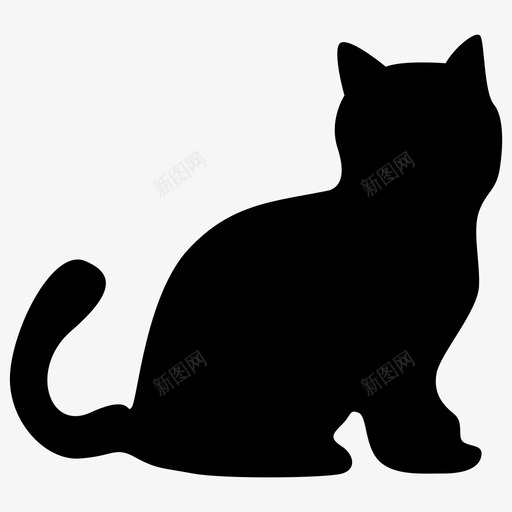 cat2svg_新图网 https://ixintu.com 单色