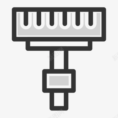 icon伸缩清洁杆图标