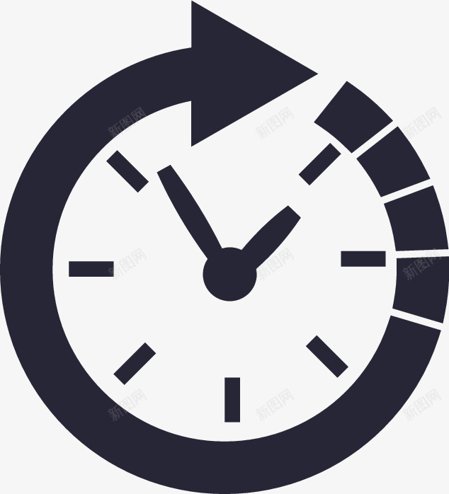 线性时钟图标png免抠素材_新图网 https://ixintu.com 图标PNG 图标下载 时钟图标 线性时钟 时钟 线性