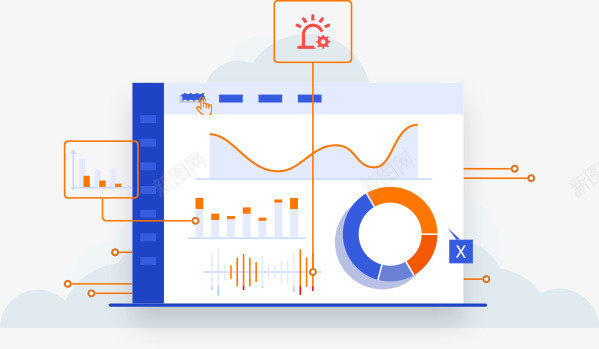 BI数据可视化免扣png免抠素材_新图网 https://ixintu.com 数据 可视化 免扣