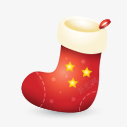 圣诞礼物袜图标iconcom素材
