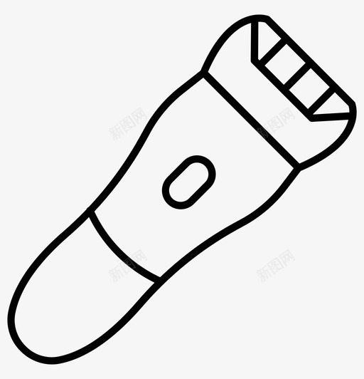剃须刀电动剃须刀剃须svg_新图网 https://ixintu.com 剃须刀 电动剃须刀 剃须 剃须刀机 家用 轮廓