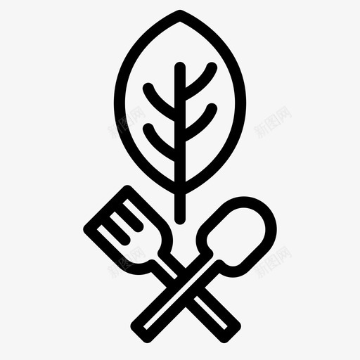 健康食品健身叶子svg_新图网 https://ixintu.com 健康食品 健身 叶子 素食 素食主义 主义者 健身房