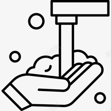 手洗清洁水槽图标