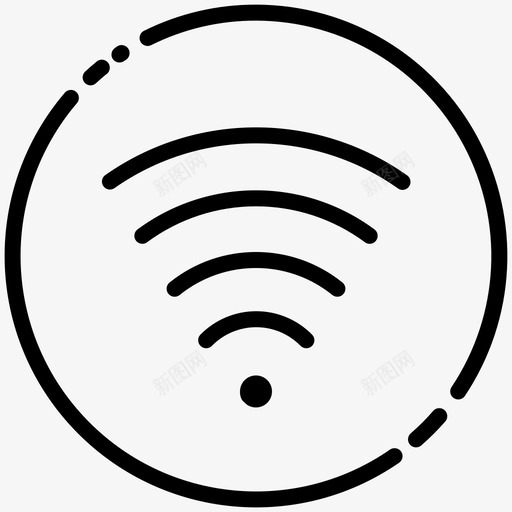 wifi应用程序连接svg_新图网 https://ixintu.com 应用程序 移动 连接 移动网 网络 无线