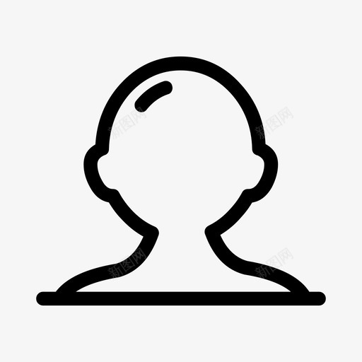 人物肖像轮廓svg_新图网 https://ixintu.com 人物肖像 轮廓 摄影 对象 线条
