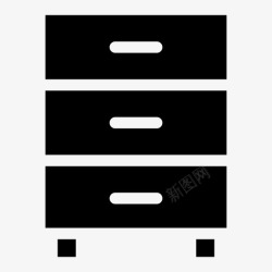 家具透明底图片抽屉底柜家具高清图片