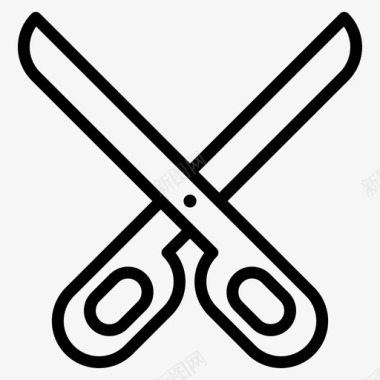 剪刀剪剪工具图标
