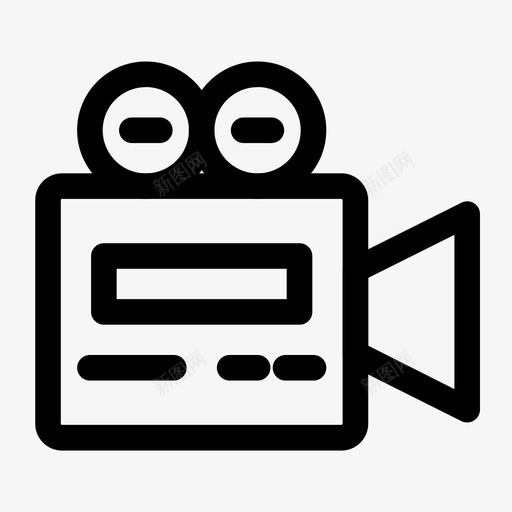 播放图像电影svg_新图网 https://ixintu.com 播放 图像 电影 图片 拍摄 摄像机