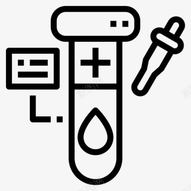 样本生物化学实验室图标