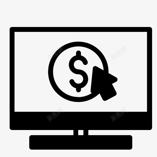 货币化开发互联网svg_新图网 https://ixintu.com 开发 搜索引擎 优化 网络 货币化 互联网 营销