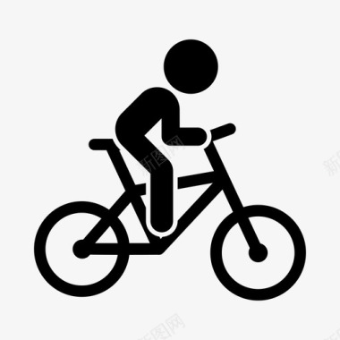 自行车坐骑骑行图标