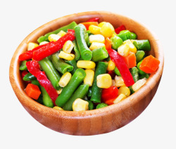 一碗杂蔬蔬菜豆制品素材