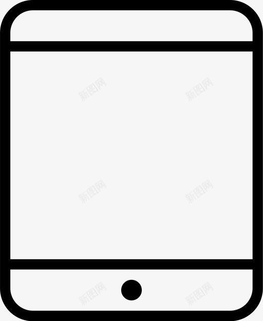 平板电脑苹果数码svg_新图网 https://ixintu.com 平板电脑 苹果 数码 电子 基本 图标