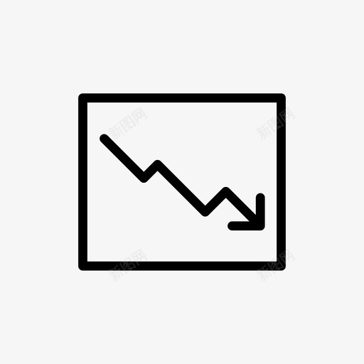 股票下跌下跌减少svg_新图网 https://ixintu.com 下跌 股票 下跌股 减少 损失 交易