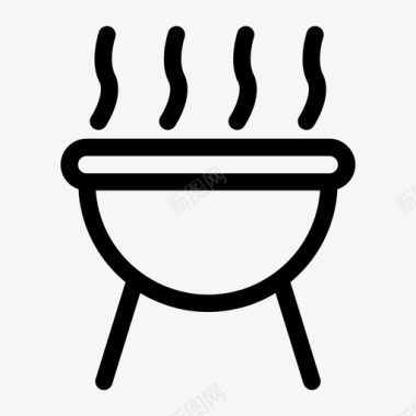 烹饪烧烤菜吃图标