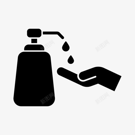 泵瓶酒精凝胶清洁svg_新图网 https://ixintu.com 泵瓶 酒精 凝胶 清洁 包装 保护