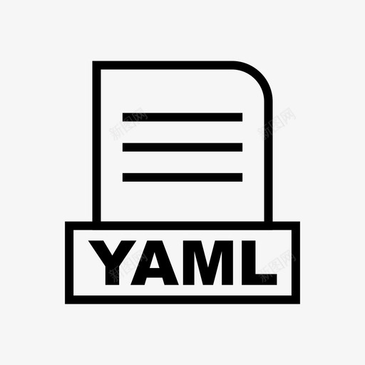 yaml文档文件svg_新图网 https://ixintu.com 格式 文件 文档