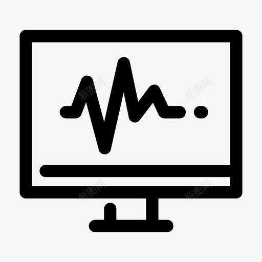 心率实验室监视器svg_新图网 https://ixintu.com 心率 实验室 监视器 脉搏 节律 线路