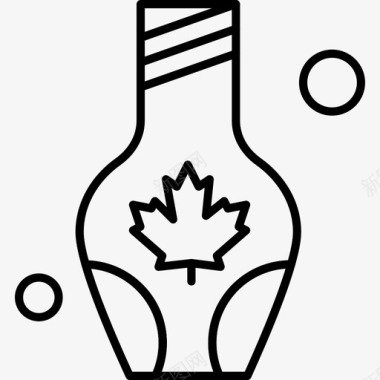 瓶子秋天加拿大图标