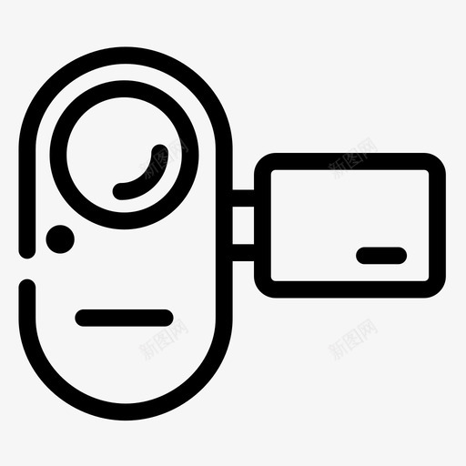 便携式摄像头录音机视频svg_新图网 https://ixintu.com 便携式 摄像头 录音机 视频 多媒体 等等
