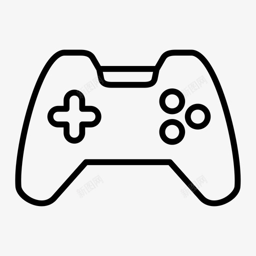 游戏机模拟棒游戏控制器svg_新图网 https://ixintu.com 游戏机 游戏 模拟 控制器 设备 小工 工具