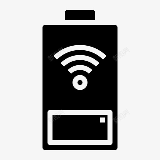 无线充电电池容量svg_新图网 https://ixintu.com 无线 充电 充电电池 容量 充电器 电池 固态