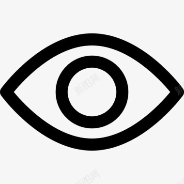 视图眼睛常用界面图标图标