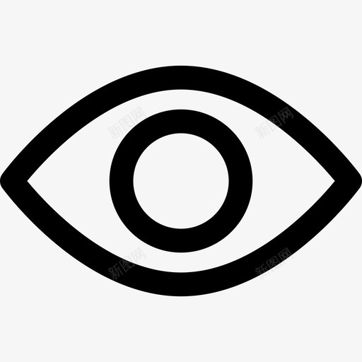 视图眼睛常用界面图标svg_新图网 https://ixintu.com 视图 眼睛 常用 界面 图标