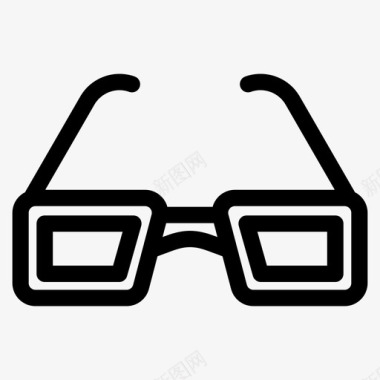 太阳镜3d眼镜图标