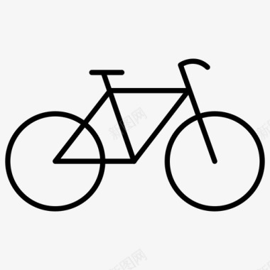自行车骑自行车赛车图标