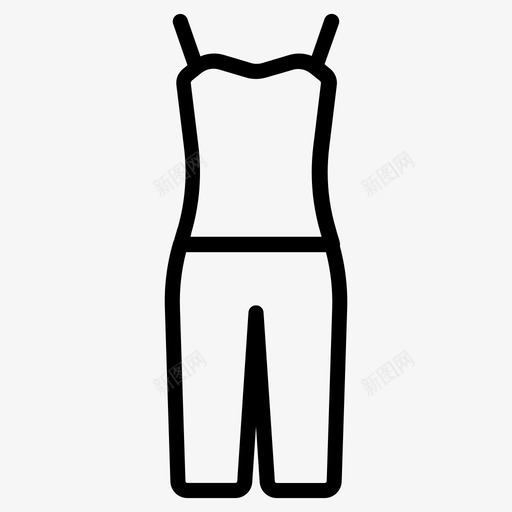 夏装女装女人svg_新图网 https://ixintu.com 夏装 女装 女人 衣服 轮廓