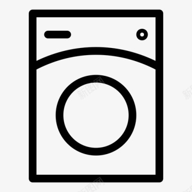 洗衣机浴室衣服图标