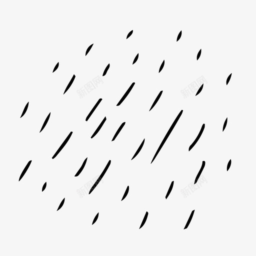 雨水天气svg_新图网 https://ixintu.com 雨水 天气 潮湿